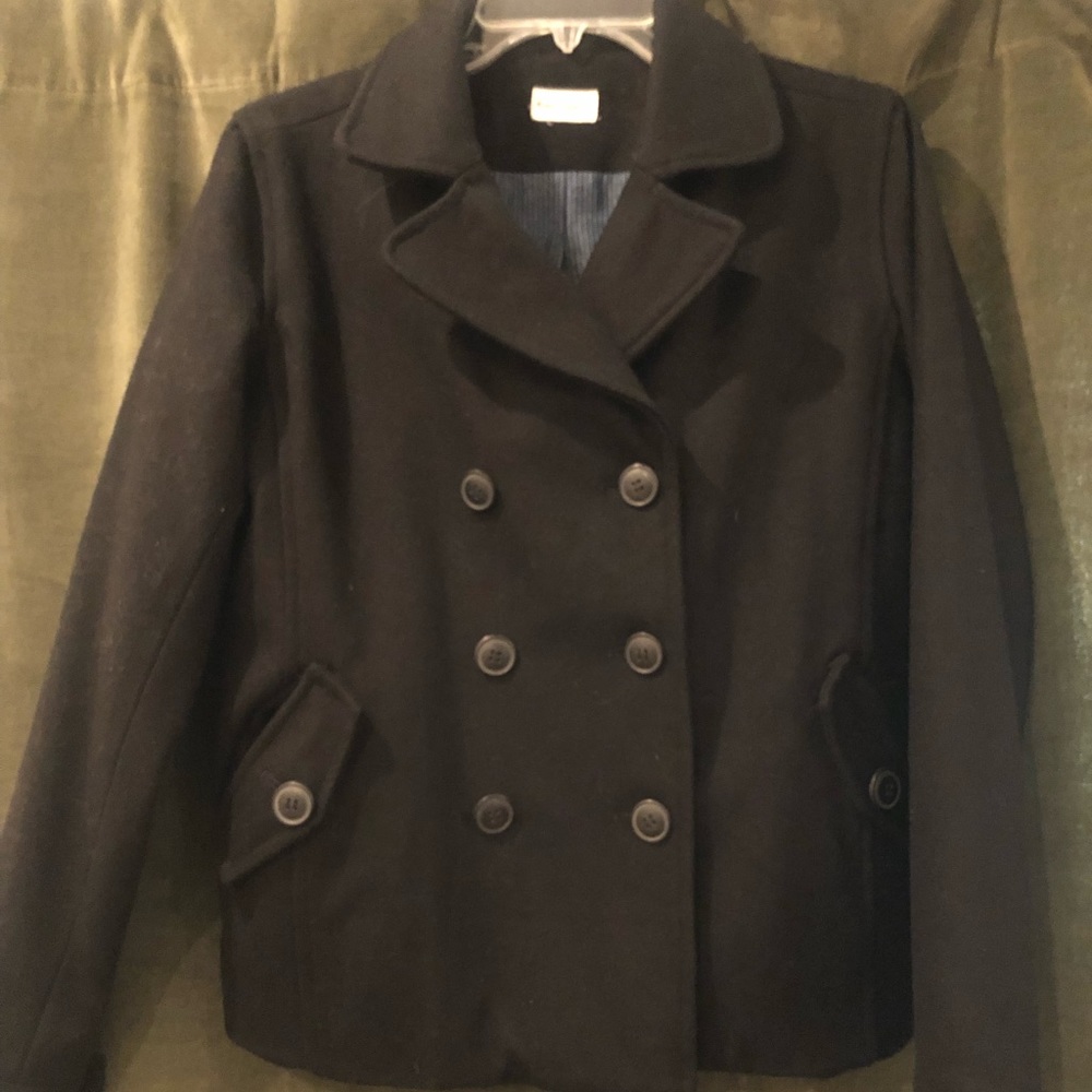Bridge & Burn Black Peacoat